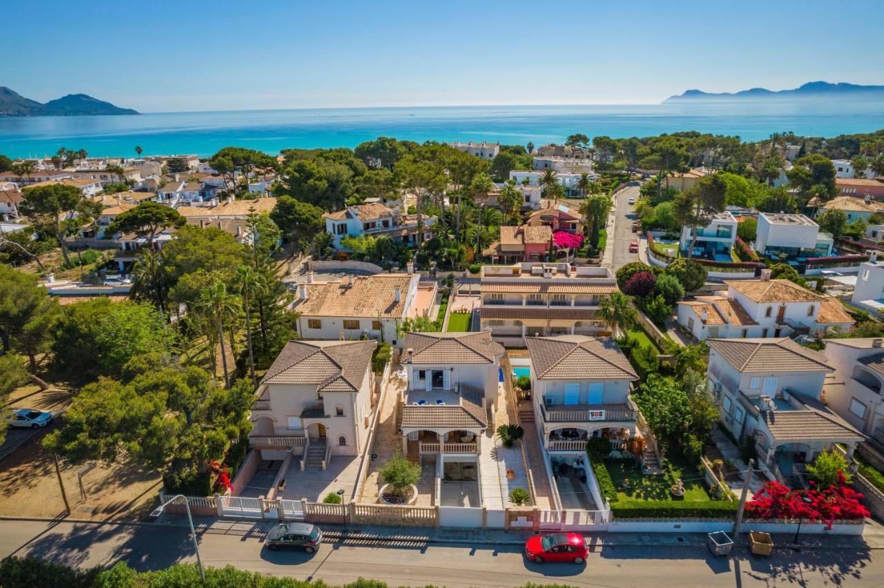 Villa Benestar Pool And Beach In Platja De Muro Extérieur photo